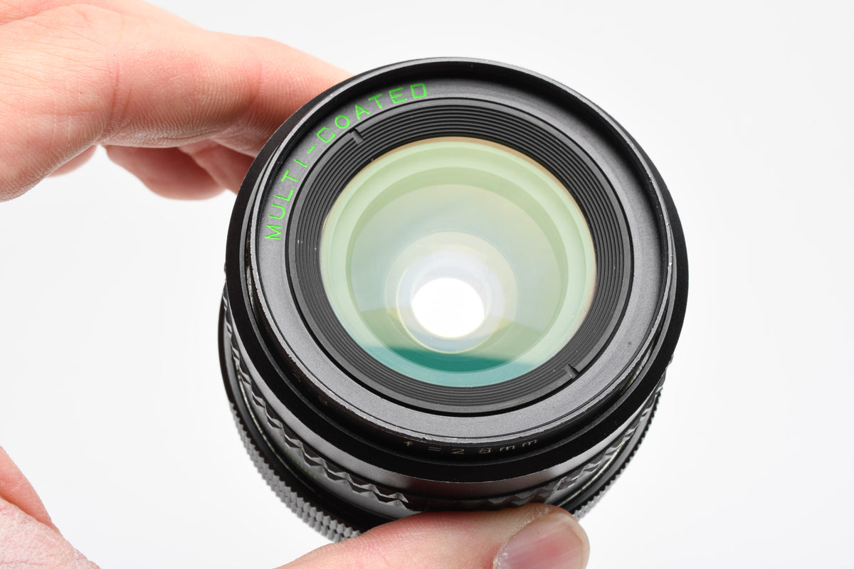 Makinon 28mm f2.8 Wide lens for Canon FD Mount, Good!