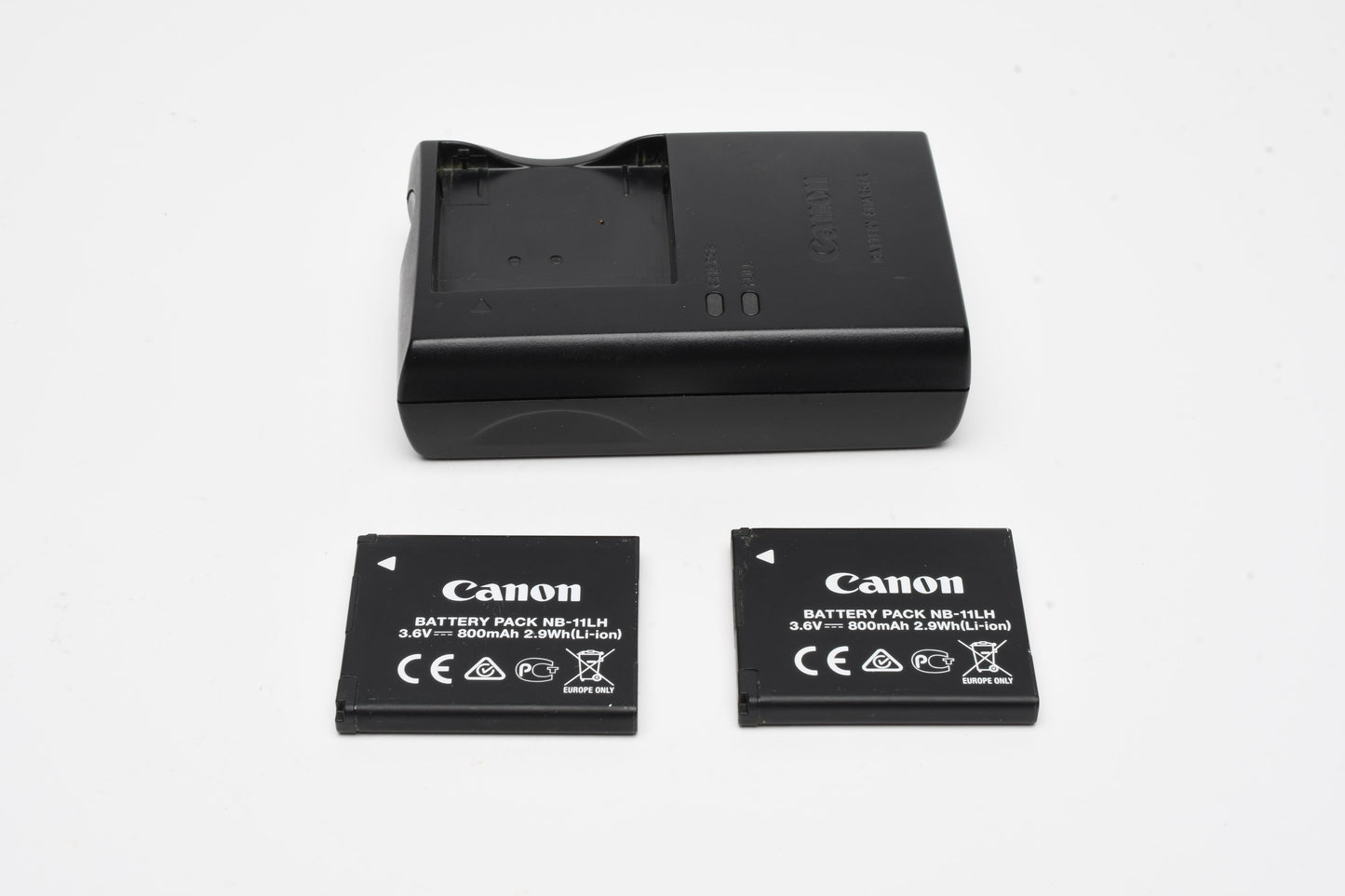 Canon PowerShot black SX410 IS digital Point&Shoot w/2batts + Case