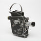 Bolex H16 Rex5 1966 16mm movie camera w/Kern Cinor P 25mm f1.8, case++ MCE-17B