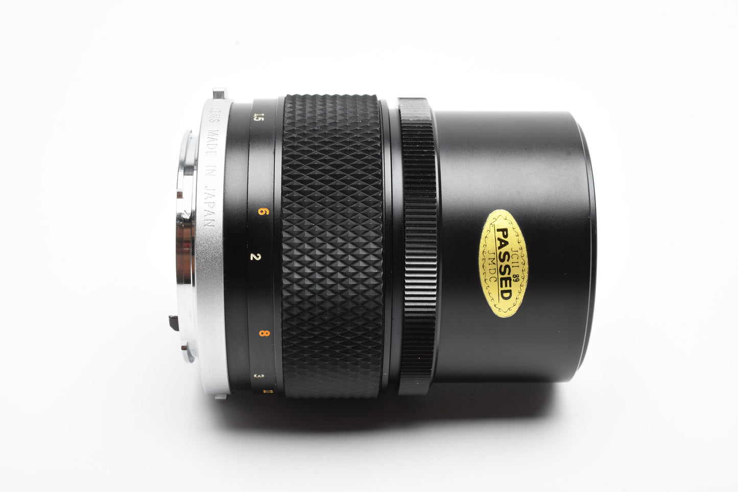 Olympus OM Zuiko 135mm f3.5 Portrait lens, Caps+Case, Mint-