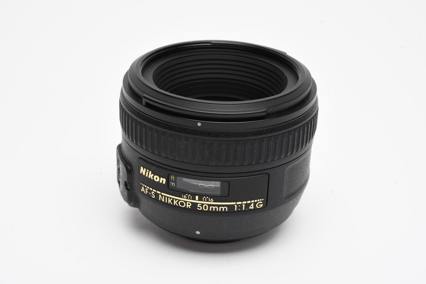 Nikon AF Nikkor 50mm f1.4G prime lens, nice prime lens w/caps+UV