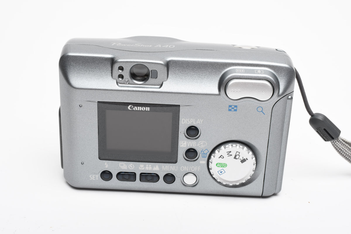 Canon Powershot A40 2MP Digital Point&Shoot Camera, Manual+Strap, Tested