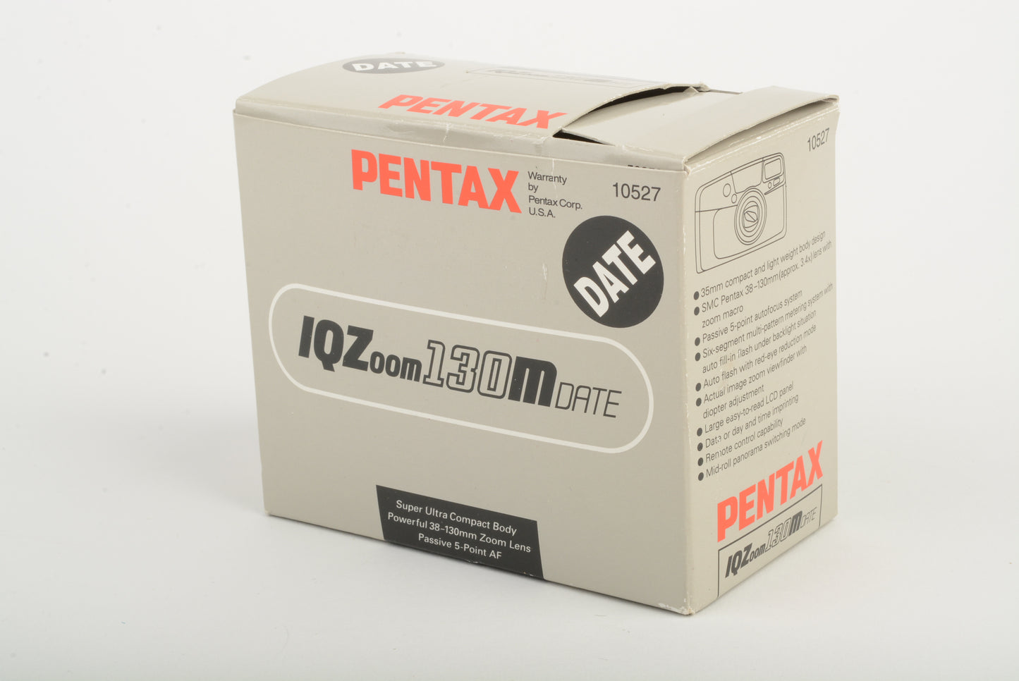 Pentax IQZoom 130M QD Pano 35mm Point&Shoot, tested, nice, clean, boxed