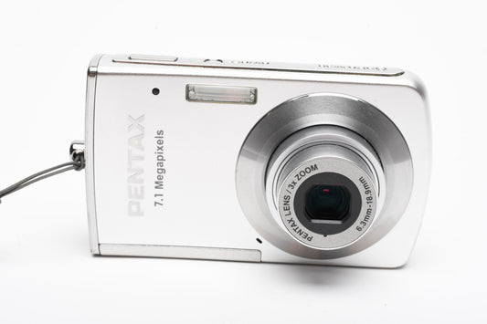 Pentax Optio M30 7.1MP Digital Point&Shoot, Compact, clean, tested