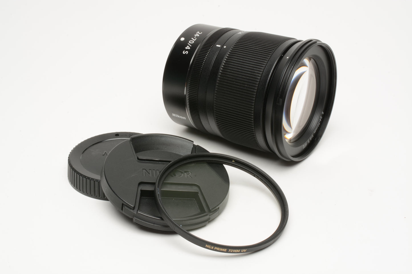 Nikon Nikkor Z 24-70mm f4 S zoom lens +Caps+UV, Nice and clean