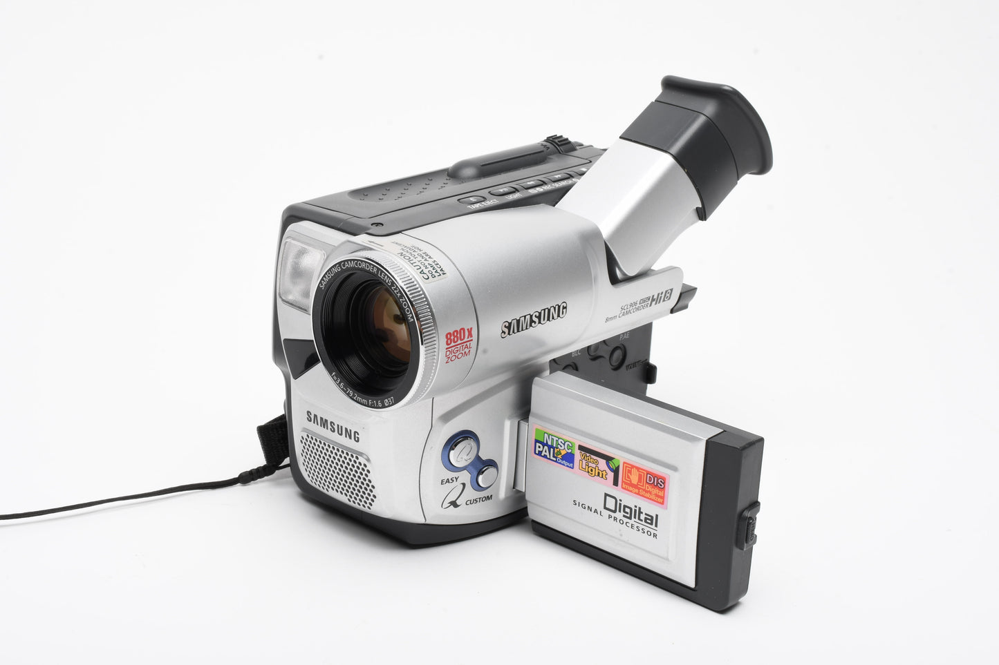 Samsung SCL906 Hi8 Video Camcorder, Tested, batt+AC+remote, Great!