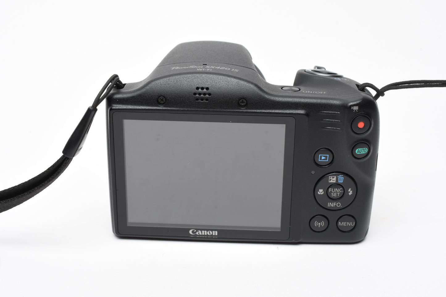 Canon Powershot SX420 IS 20MP 42X IS Digital Point&Shoot w/Batt+Charger+Case