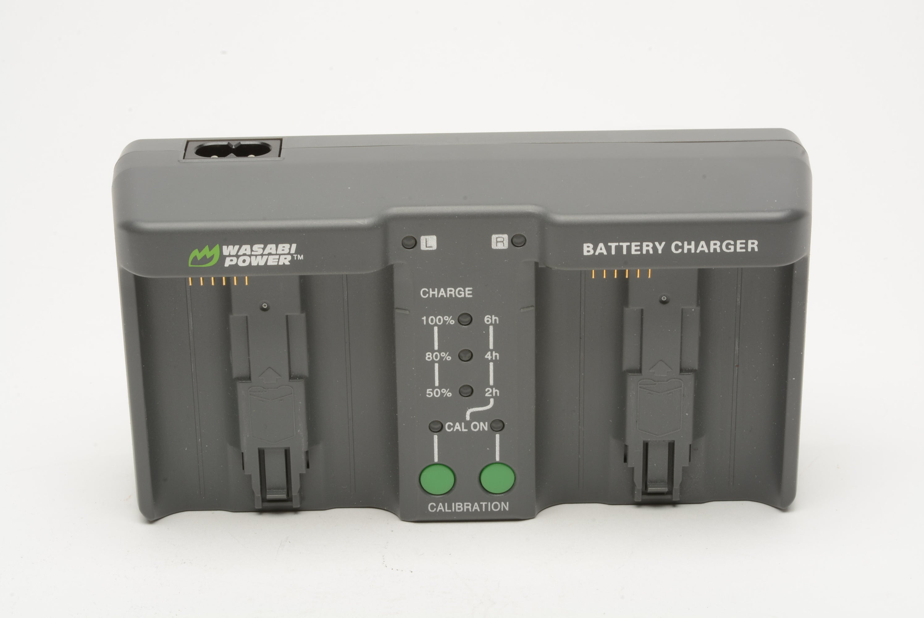 Wasabi Power Dual Battery Charger LCH-DC-ENEL18 Nikon MH-26, MH