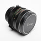 Vivitar 28mm f2.8 wide angle lens for Nikon F Mount, caps, pouch, clean