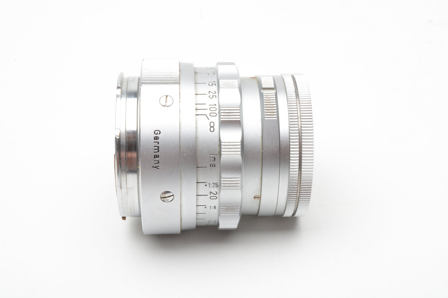 Leica Leitz Summicron 5cm (50mm) f2 rigid lens, case + cap, very nice!