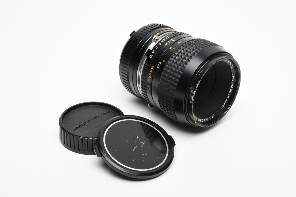 Minolta MC Rokkor-X 50mm f3.5 Macro lens w/ 1:1 Extension tube, Sharp!