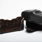 Genuine Olympus OM 35mm eveready camera case (Brown), very nice