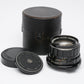 Super Takumar 6x7 105mm f2.4 lens, caps + fitted case, clean