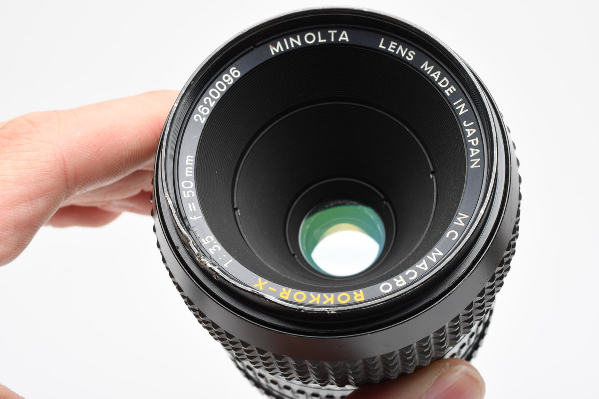 Minolta MC Rokkor-X 50mm f3.5 Macro lens w/ 1:1 Extension tube, Sharp!