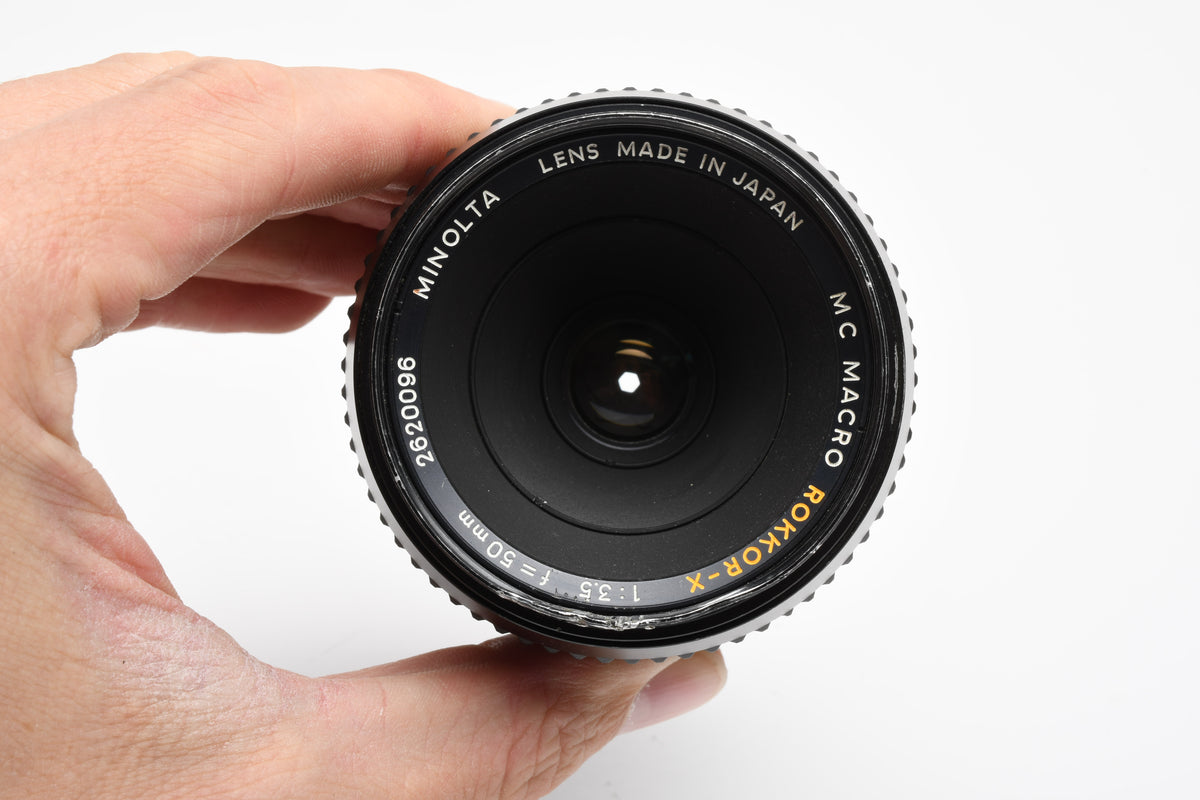 Minolta MC Rokkor-X 50mm f3.5 Macro lens w/ 1:1 Extension tube, Sharp!