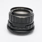 Super Takumar 6x7 105mm f2.4 lens, caps + fitted case, clean