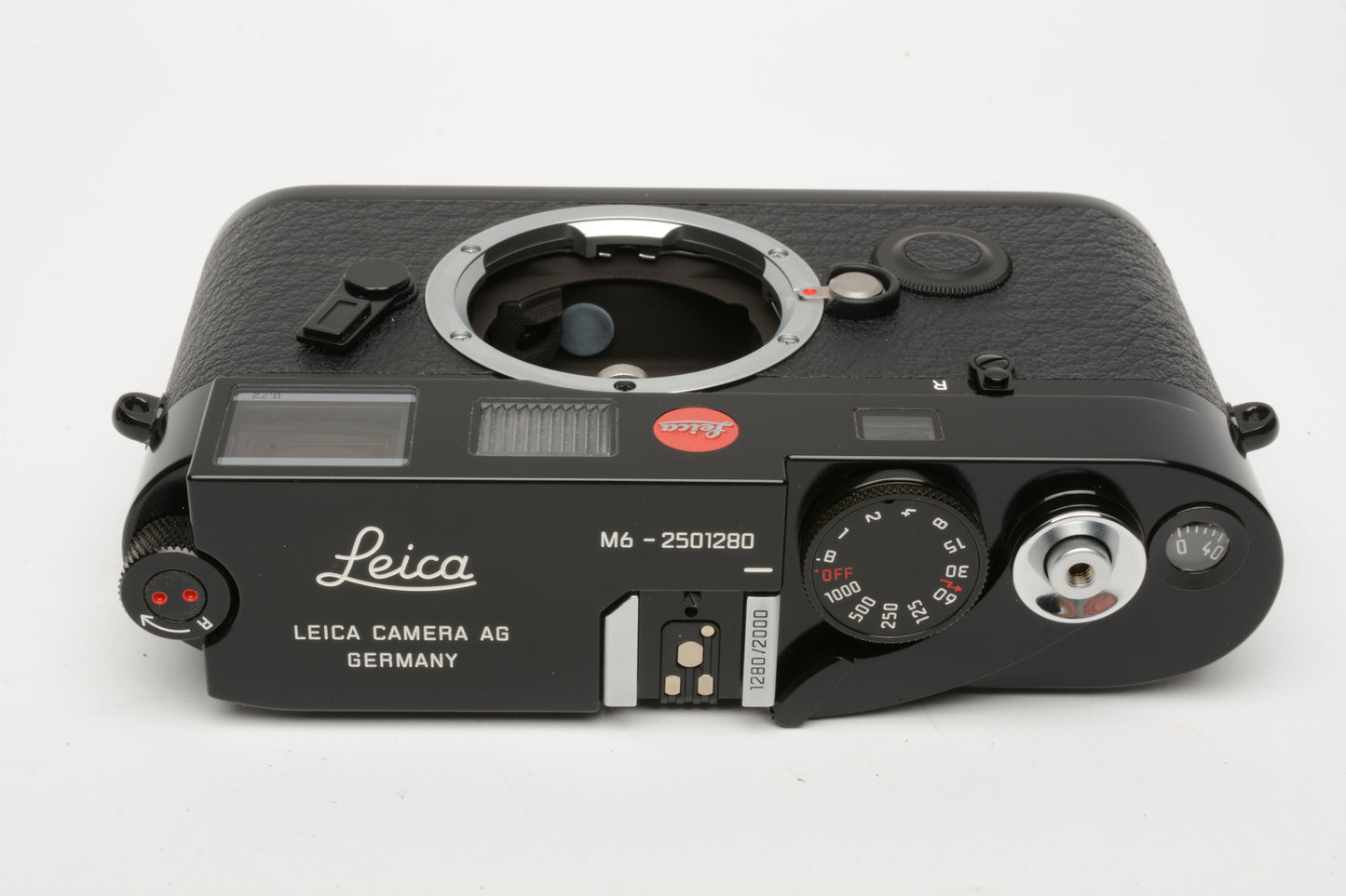 Leica M6 0.72 TTL Millennium Black Paint Body, Mint- 1280/2000