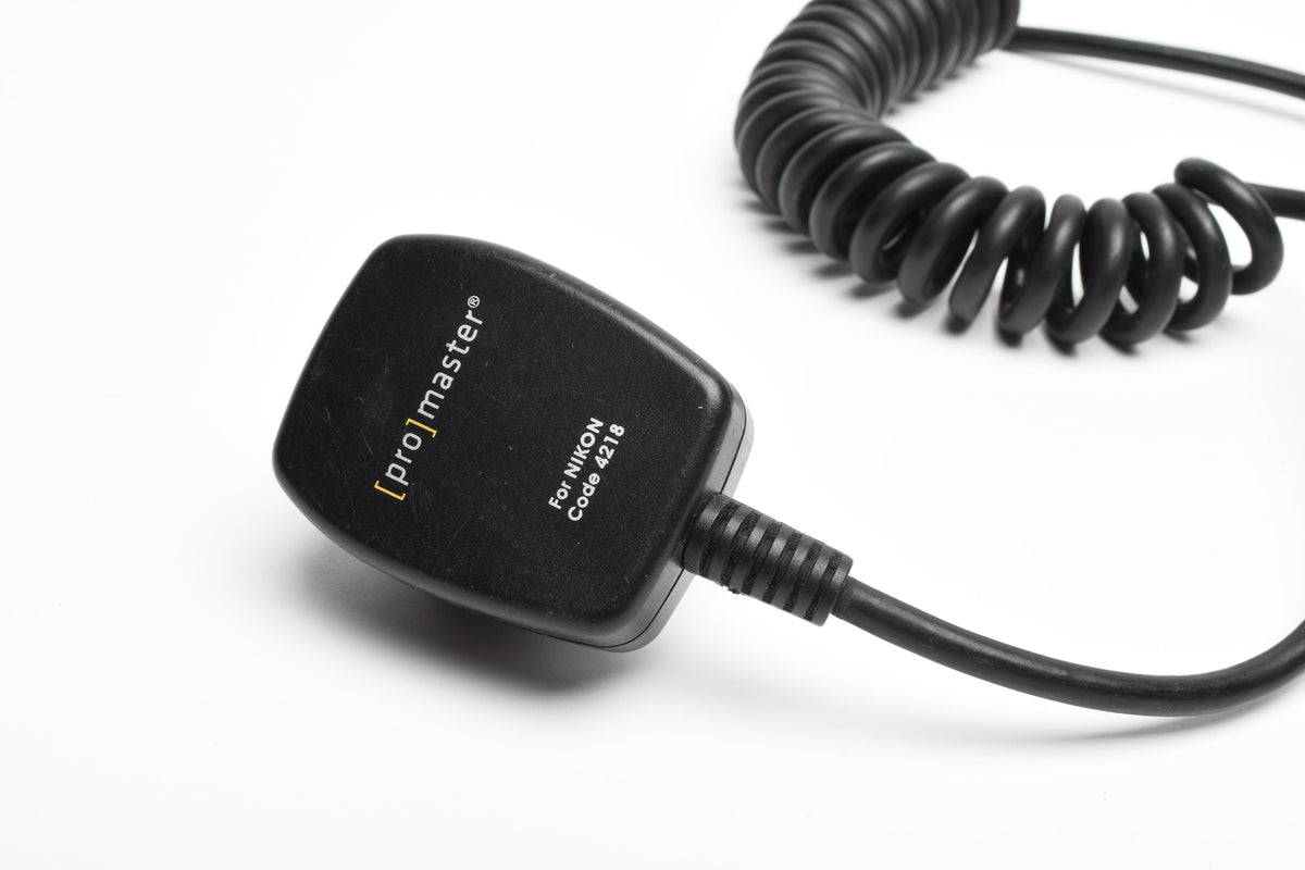Promaster 4218 TTL off camera flash cord for Nikon DSLR cameras, Tested