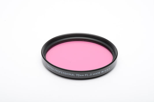 Tiffen 72mm FL-D filter, very clean