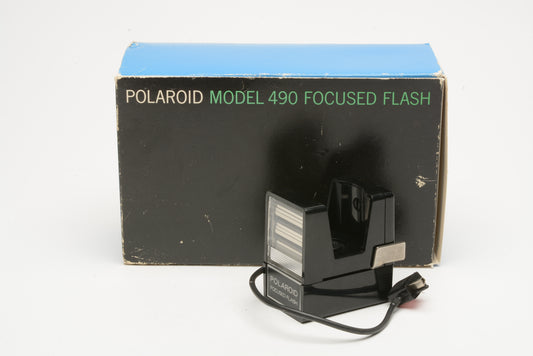 Polaroid Model 490 Focused Flash in Original Box