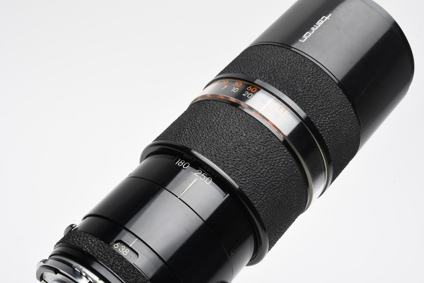 Tamron 80-250mm f3.8 BBAR Multi C. w/Nikon Adaptall, Caps+Case