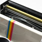 Polaroid One Step Land Instant camera w/rainbow stripe, Electronic Flash, Great