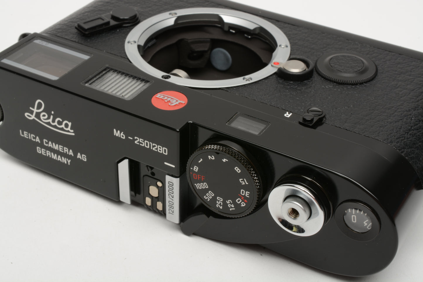 Leica M6 0.72 TTL Millennium Black Paint Body, Mint- 1280/2000