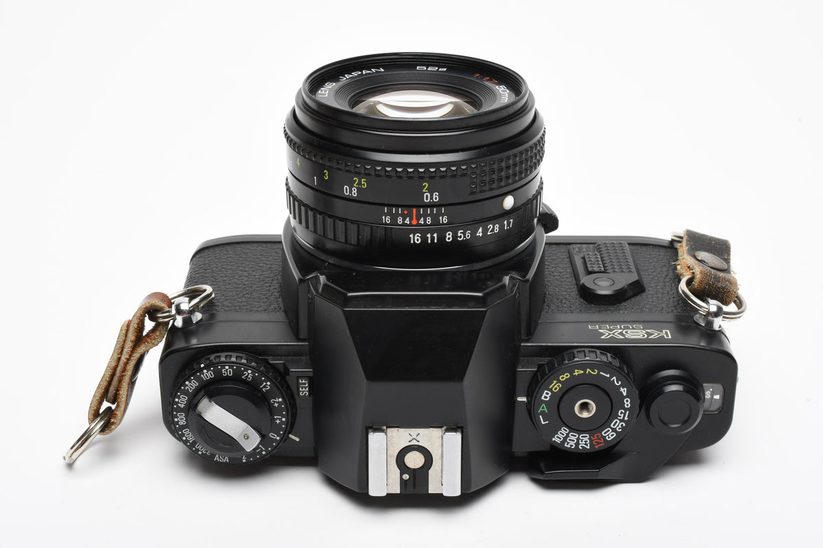 Ricoh Sears KSX Super w/50mm f1.7 lens, New seals, Tested, Great!