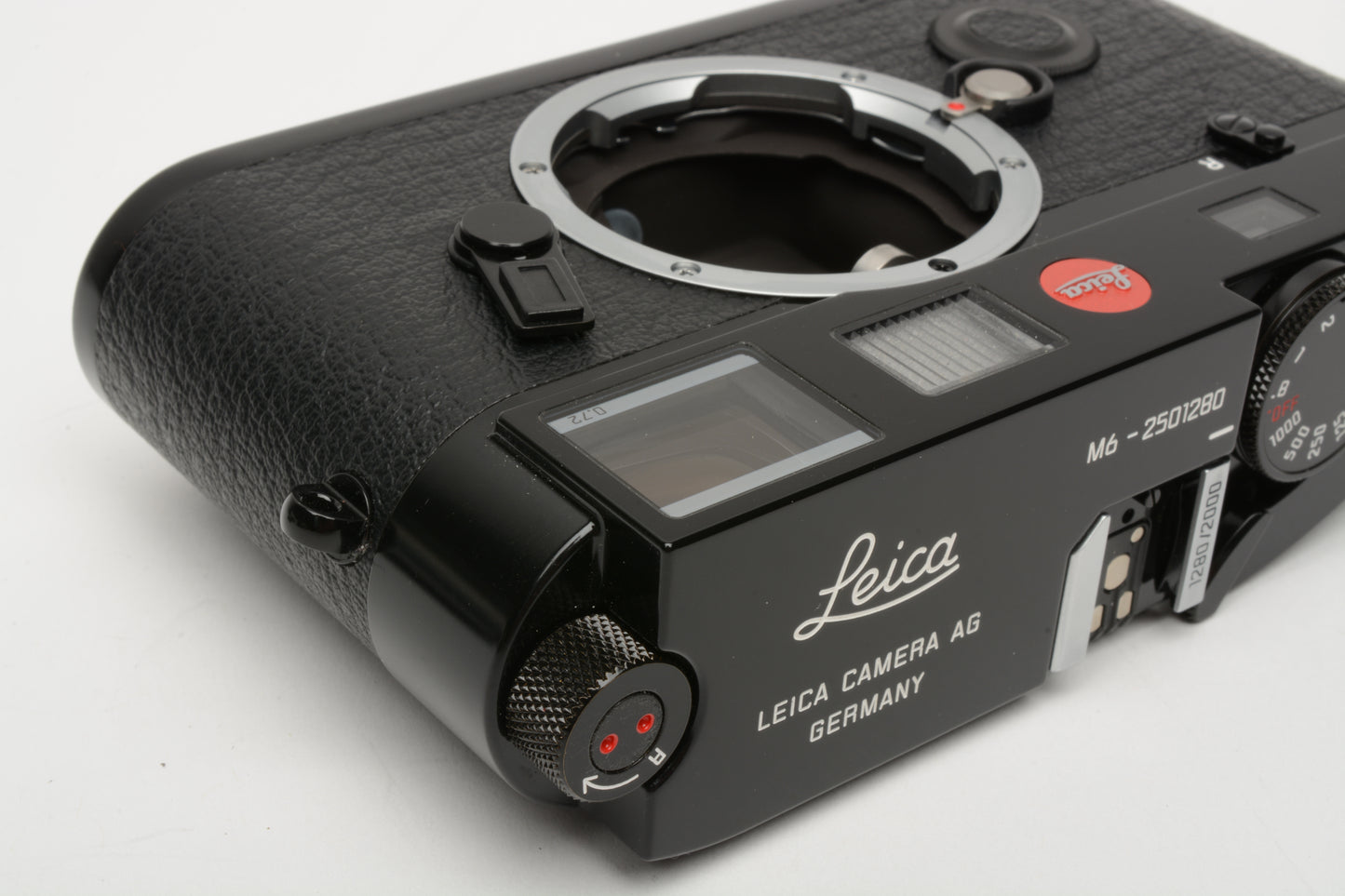 Leica M6 0.72 TTL Millennium Black Paint Body, Mint- 1280/2000