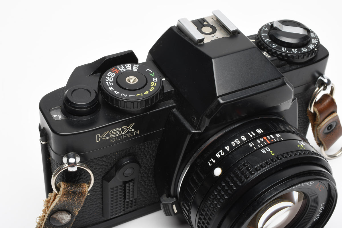 Ricoh Sears KSX Super w/50mm f1.7 lens, New seals, Tested, Great!