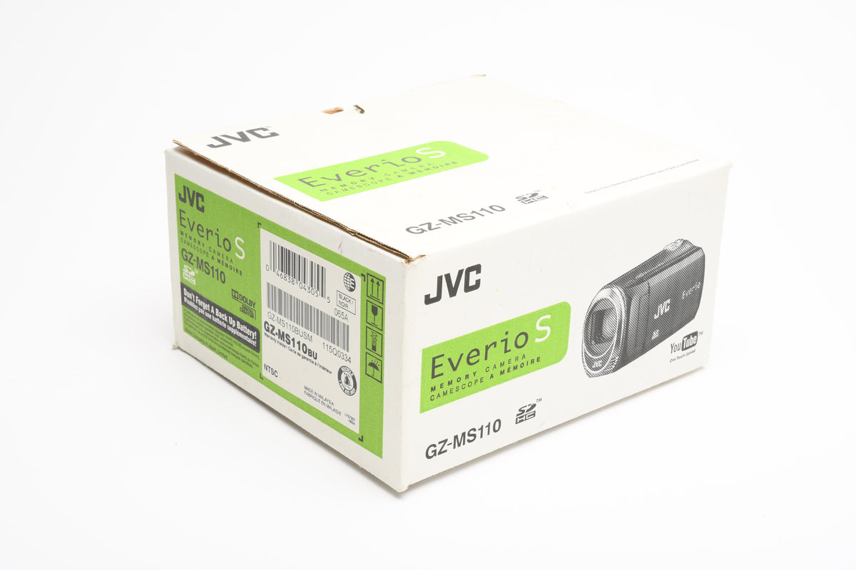 JVC Everio GZ-MS110 Digital Video Camcorder 40x Optical Zoom, Mint- Boxed