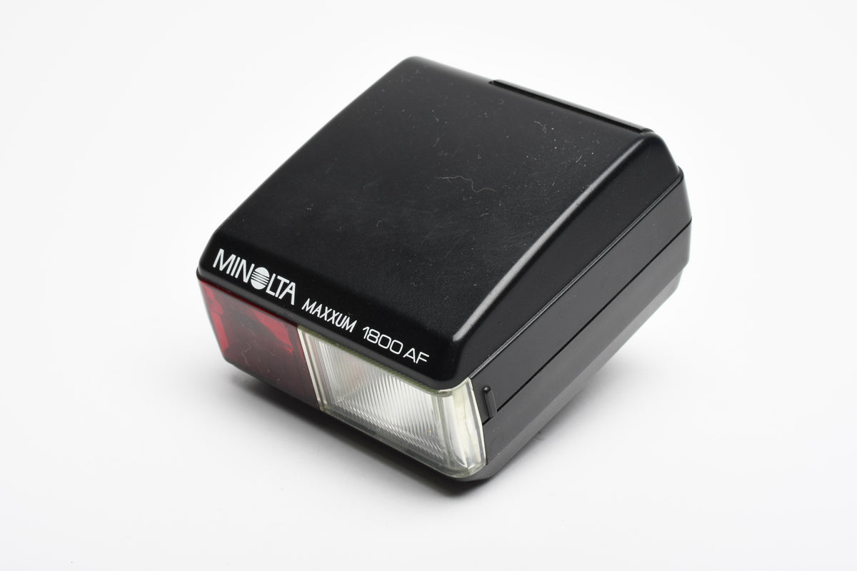 Minolta Maxxum 1800AF Shoe Mount Flash for Maxxum 5000 7000 9000 w/Diffuser
