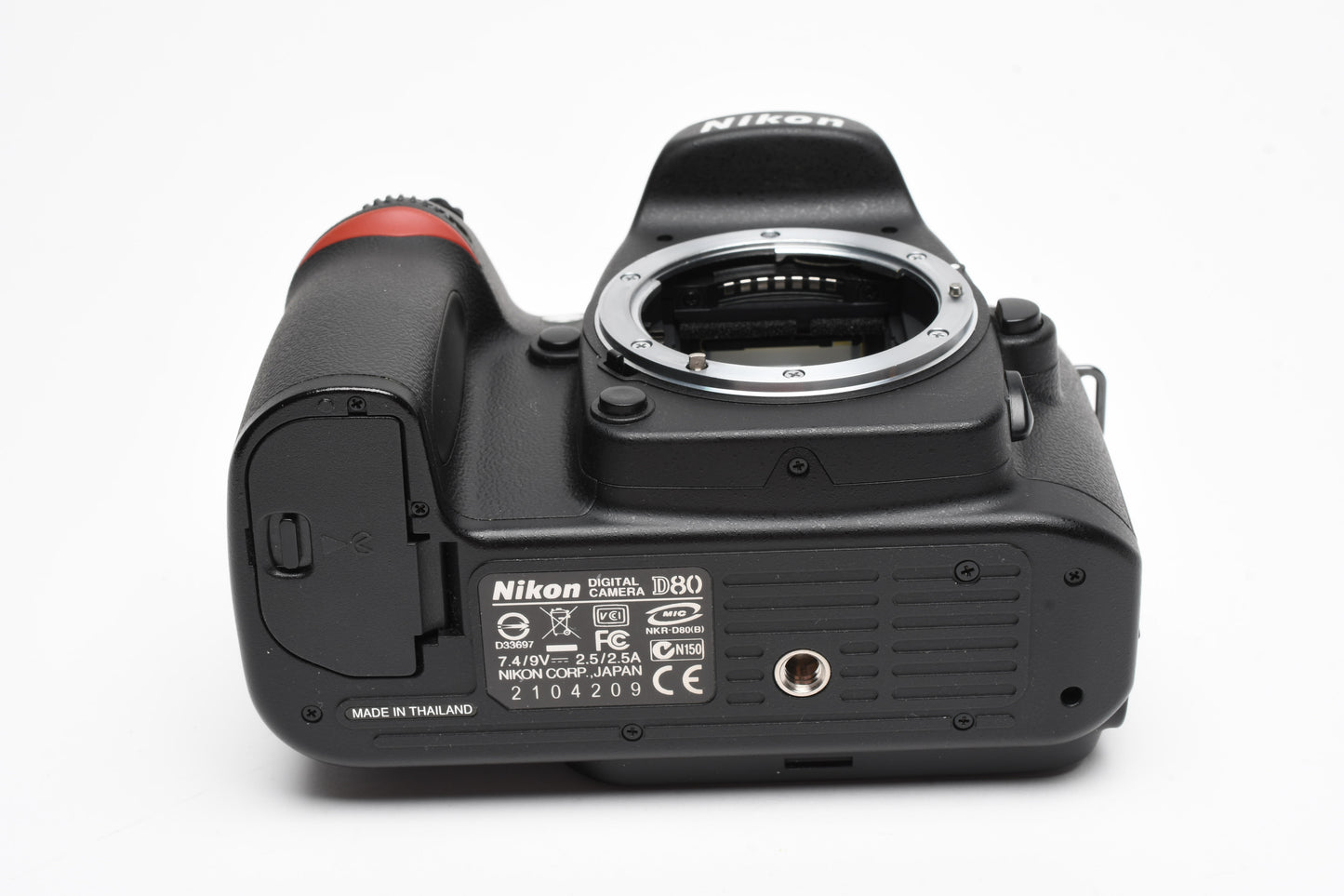 Nikon D80 DSLR body, 2X batts+charger, Only 981 Acts!! +Nikon Case