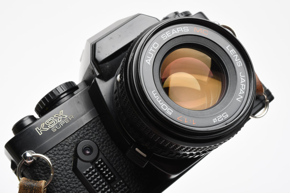 Ricoh Sears KSX Super w/50mm f1.7 lens, New seals, Tested, Great!