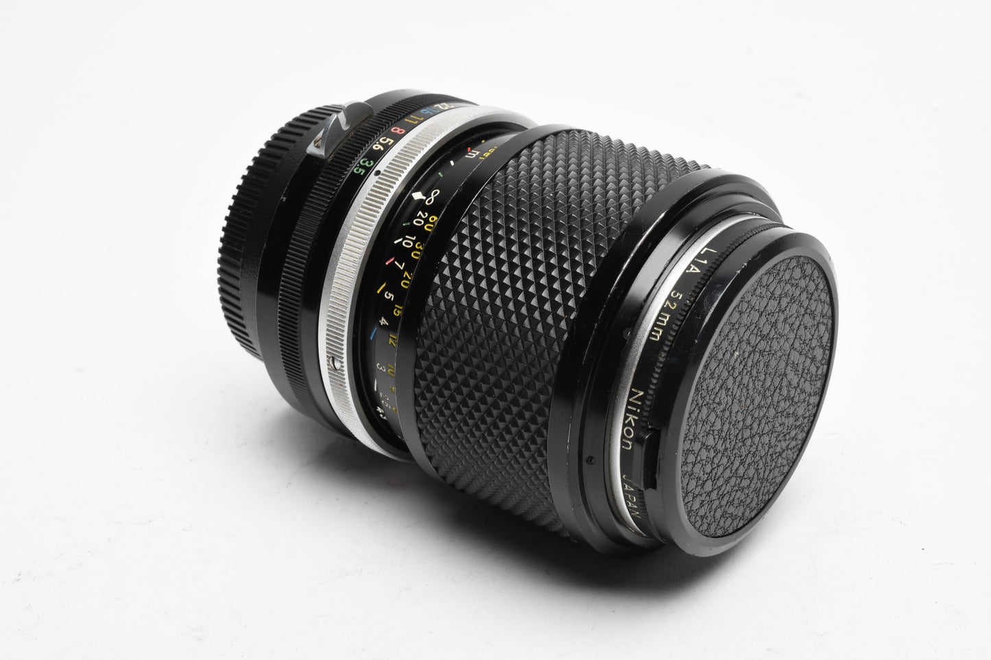 Nikon Zoom Nikkor 43-86mm f3.5 Non-Ai lens, caps, case, L1A, Great!