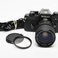 Nikon EM 35mm SLR w/Access 35-70mm zoom, Strap, New Seals, Great!