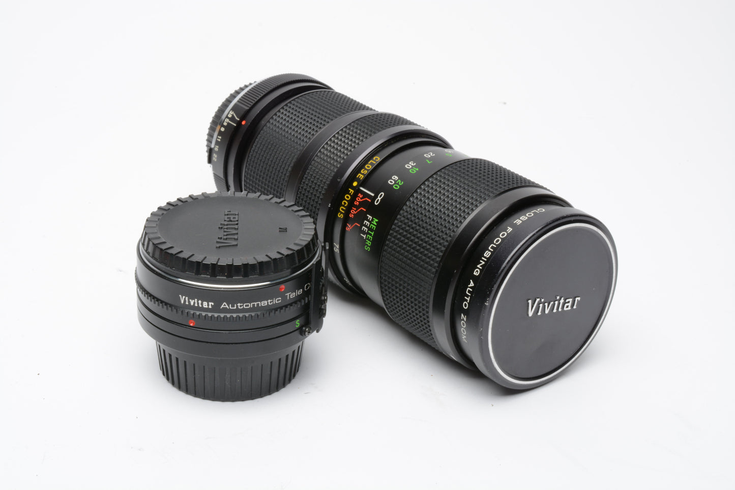 Vivitar 75-205mm F3.8 close focusing For Minolta MD Mount + 2X Converter, Great