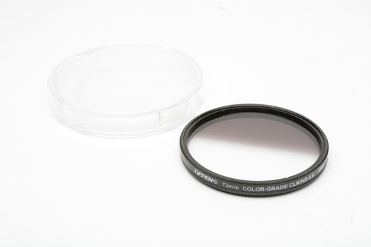 Tiffen Soft-Edge Graduated ND 0.6 Filter 72mm, 2-Stop, Nice & Clean