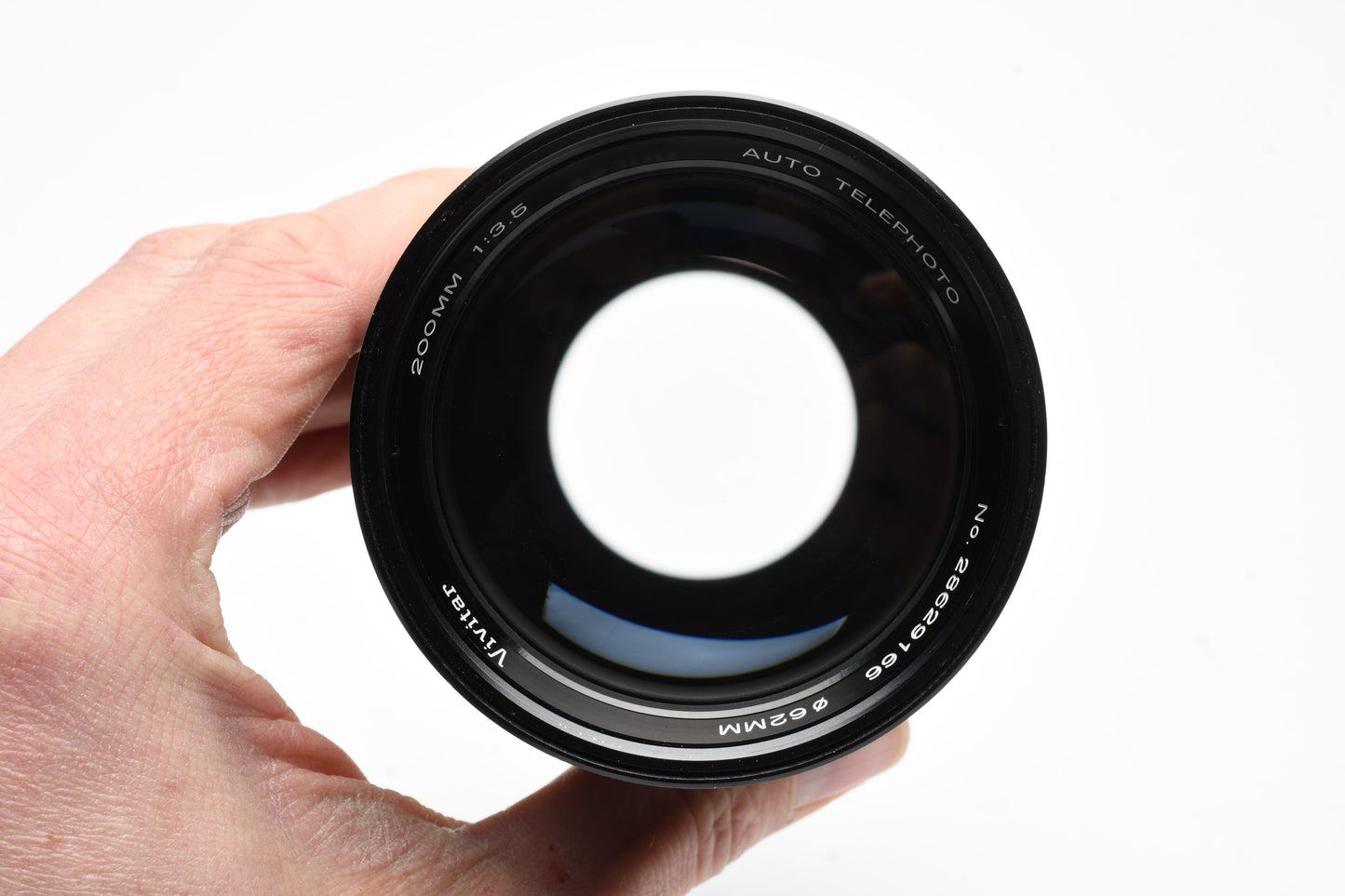 Vivitar 200mm f3.5 Telephoto MF, UV+Case, Minolta MD