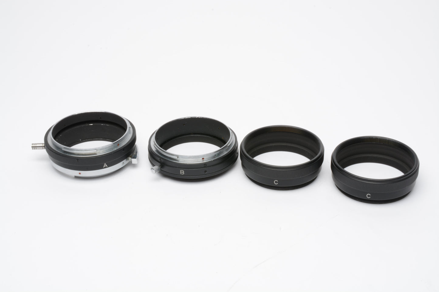 Bronica S,S2 Extension Tube Set (A,B,C,C Tubes), Mint-