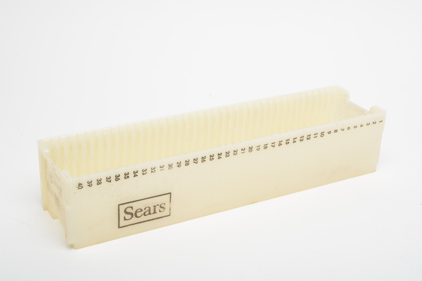 3X Sears 35mm Slide Trays (40) Straight Trays #39975 w/ End-Lock, Clean