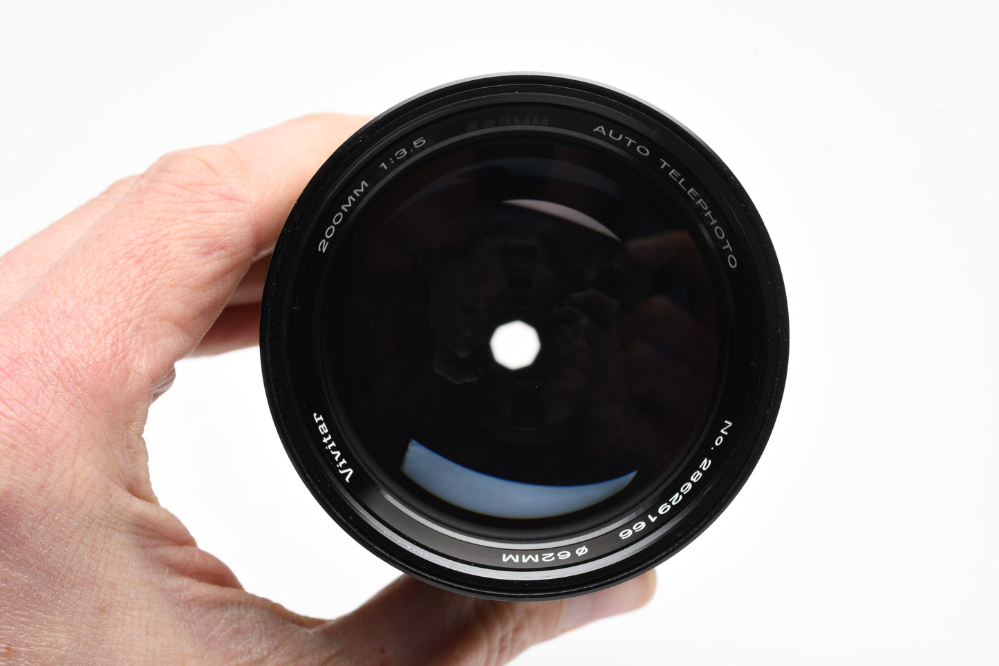 Vivitar 200mm f3.5 Telephoto MF, UV+Case, Minolta MD