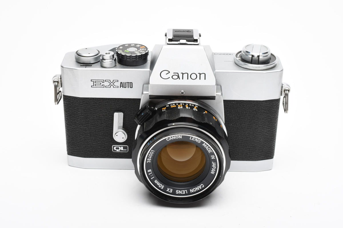 Canon EX Auto 35mm SLR w/EX 50mm f1.8 Prime lens, New Seals, Gorgeous!  Works!