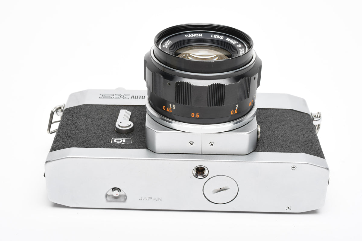 Canon EX Auto 35mm SLR w/EX 50mm f1.8 Prime lens, New Seals, Gorgeous!  Works!