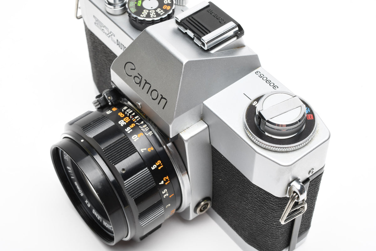 Canon EX Auto 35mm SLR w/EX 50mm f1.8 Prime lens, New Seals, Gorgeous!  Works!