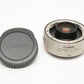 Canon EF 1.4X II extender teleconverter w/caps, clean & sharp!