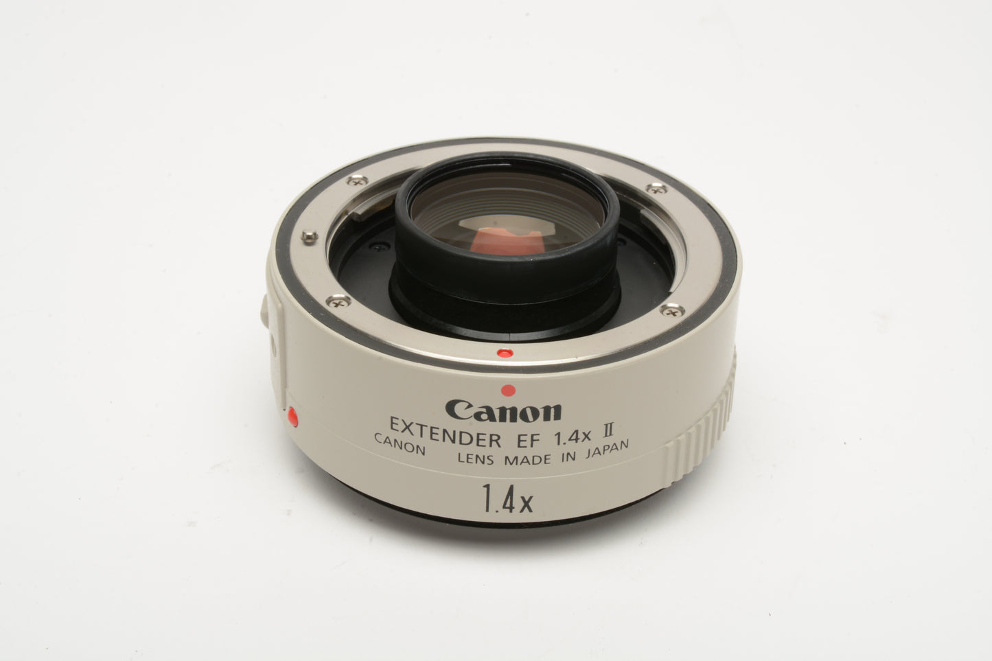 Canon EF 1.4X II extender teleconverter w/caps, clean & sharp!