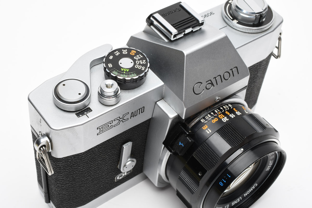 Canon EX Auto 35mm SLR w/EX 50mm f1.8 Prime lens, New Seals, Gorgeous!  Works!