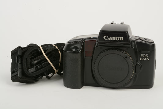 Canon EOS Elan 35mm SLR Body, clean, tested + strap