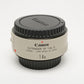 Canon EF 1.4X II extender teleconverter w/caps, clean & sharp!